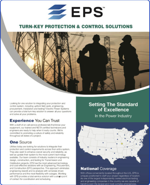 TURN-KEY PROTECTION & CONTROL SOLUTIONS