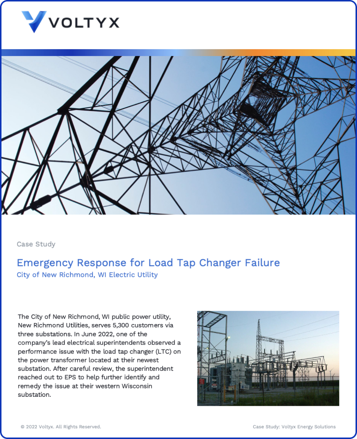 Emergency Response for Load Tap Changer Failure